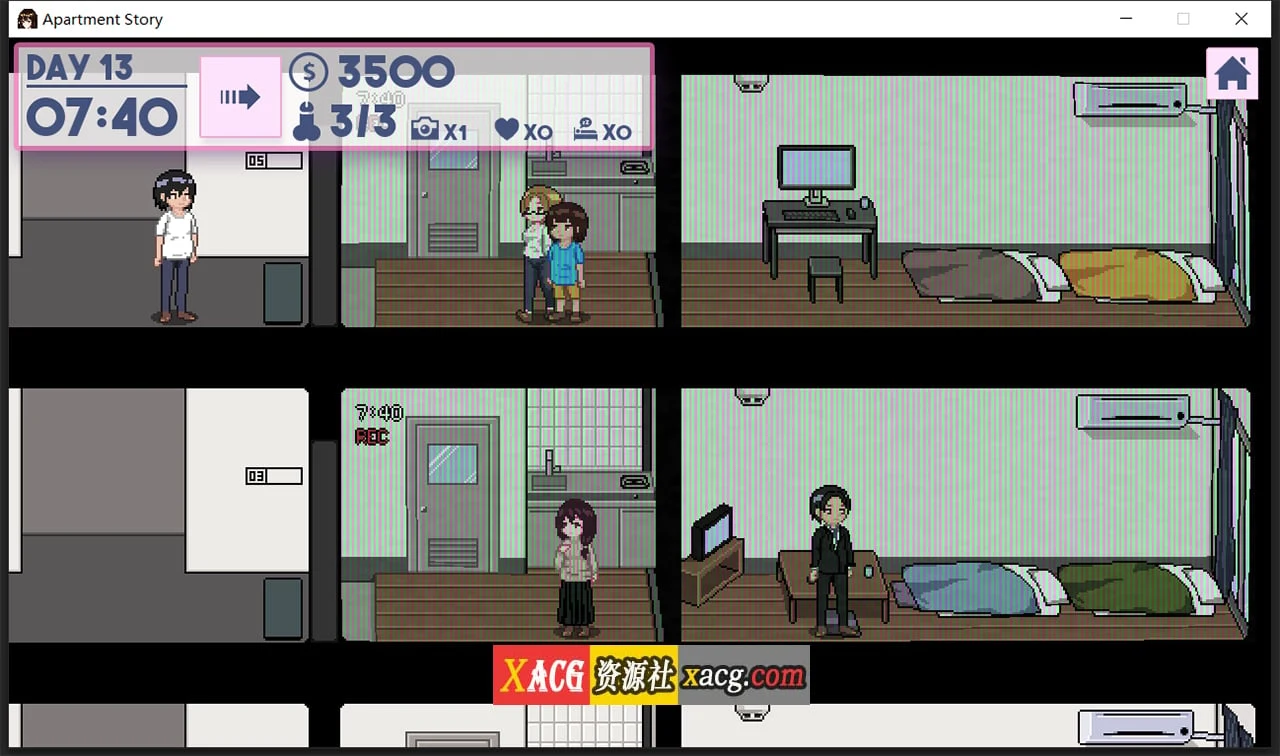 【像素养成SLG/中文/全动态】公寓物语 官方中文版【122M/新作】 畅玩游戏 预览第8张
