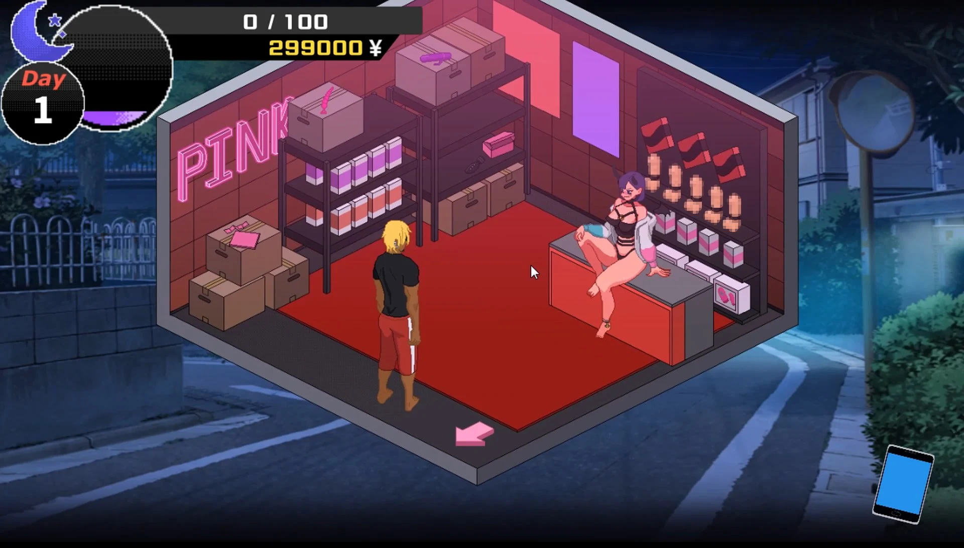 【互动SLG/汉化/像素动态】NTR传说！V4.19精翻汉化版+存档【更新/200M】 畅玩游戏 预览第6张
