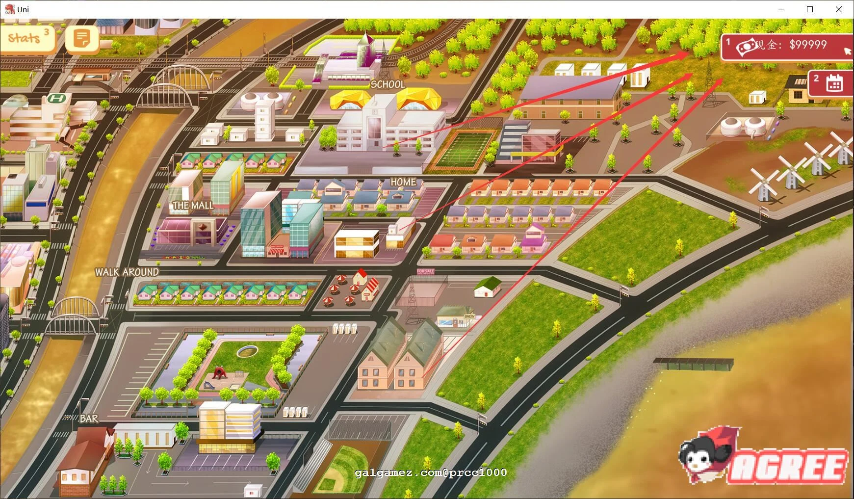 【高自由度SLG/汉化/步兵】大学生活-Uni ！V0.26.83精翻汉化作弊版【PC+安卓/1.3G/10月更新】 畅玩游戏 预览第9张