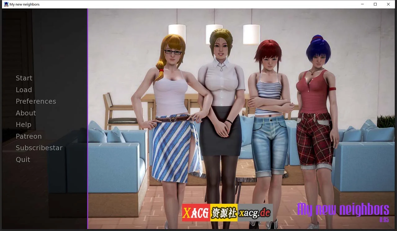 我的新邻居 v0.95 官方英文版 [欧美SLG/动态] / 英文 / 4G / 8月更新
