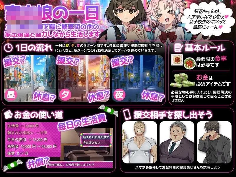 离家女孩的生存模拟 [AI汉化版] (901M) /微云网盘/直链 RPG/汉化