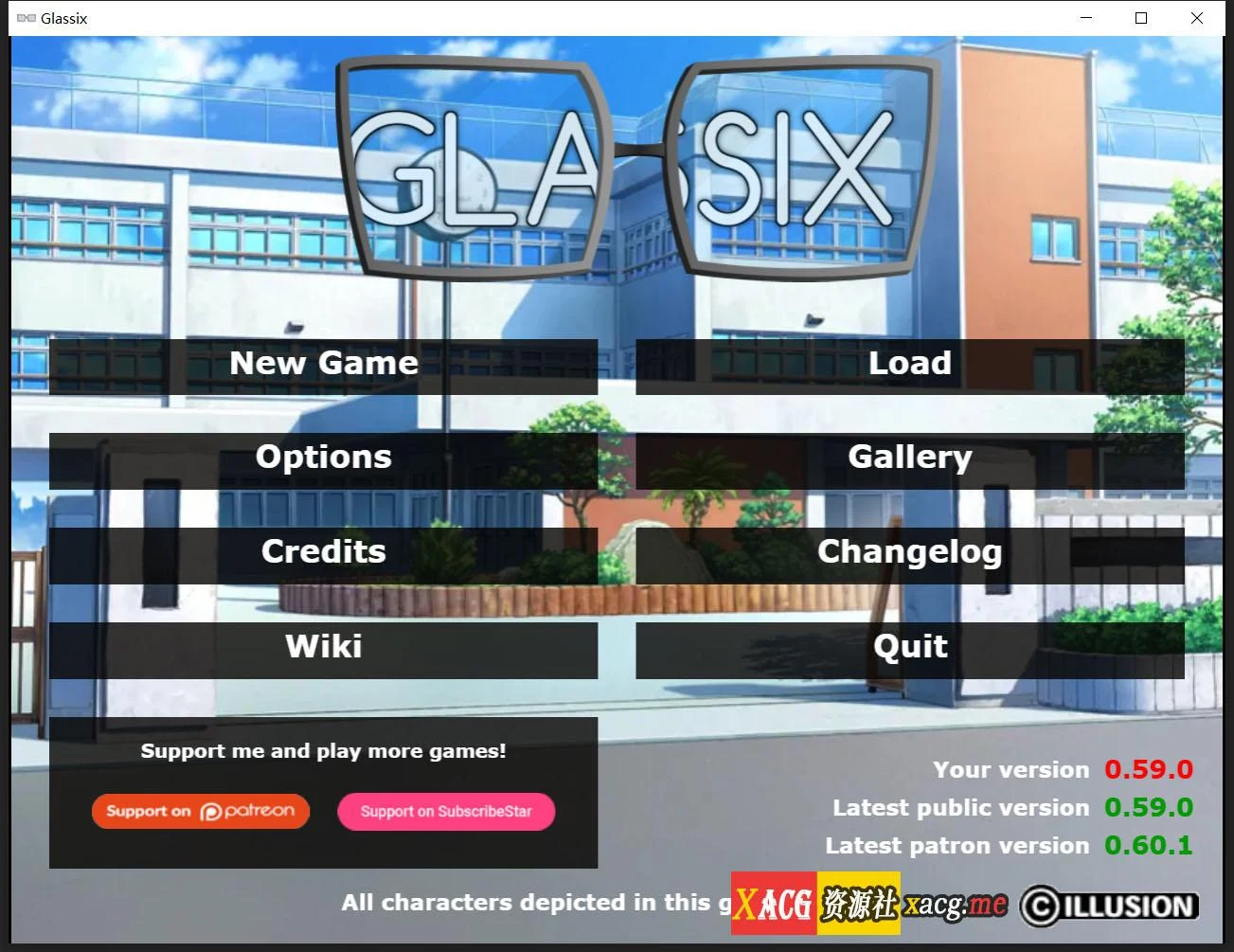 神器眼镜 Glassix v0.59 官方中文作弊版 / 欧美SLG / 6G更新 [中文]