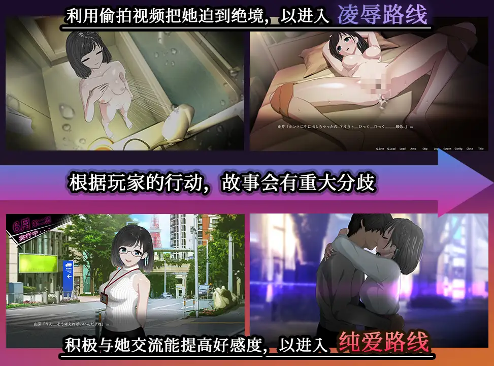【互动SLG/官中/有动画】ROOM 偷窥女孩私生活的偷拍洗脑SLG Ver2.05 官方中文版+全DLC+特典【2G】【微云网盘/直链】