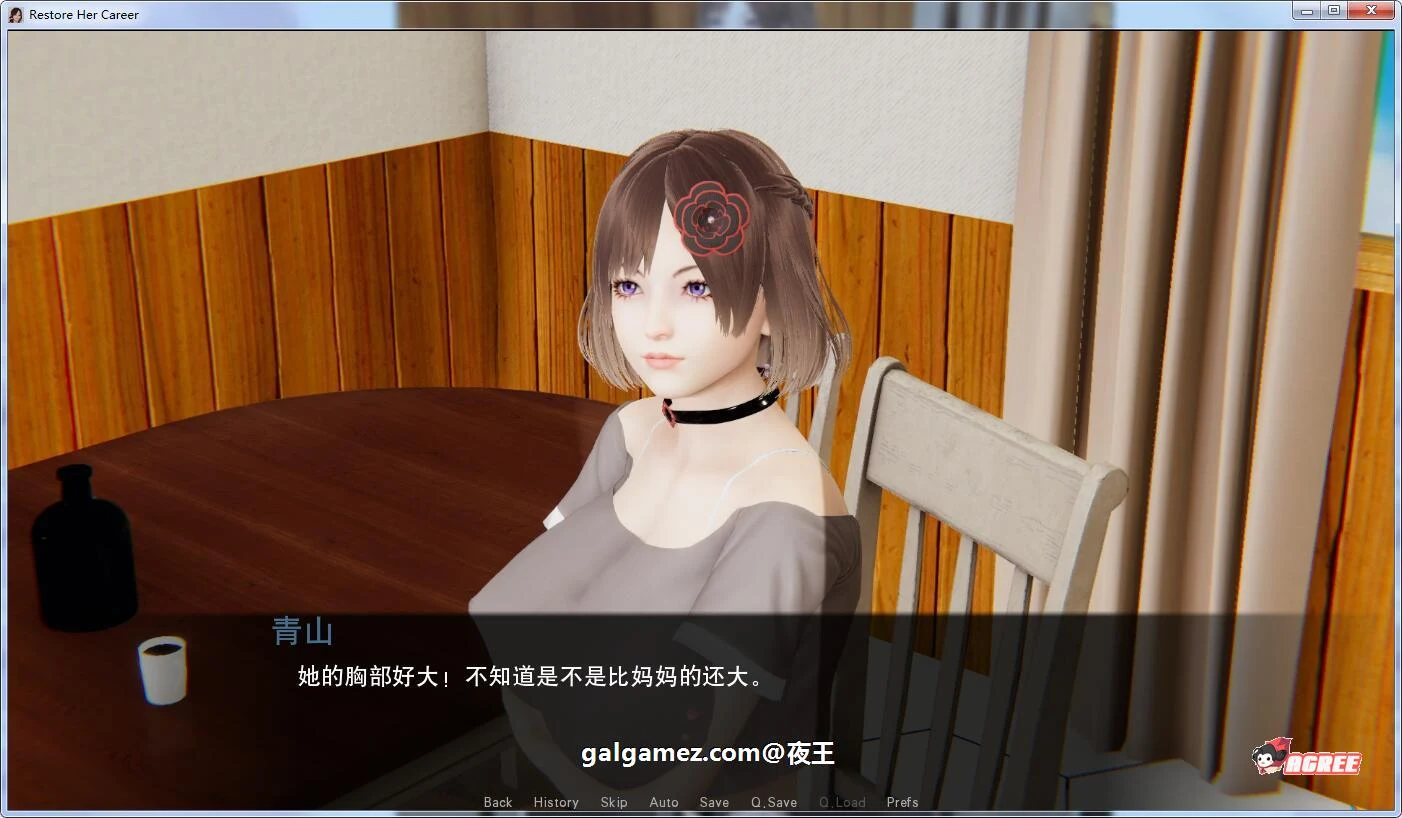 【情人节限免】【欧美SLG/汉化/国风精品】帮她恢复职业生涯 V0.13 最新汉化版【PC+安卓/7G】 畅玩游戏 预览第3张