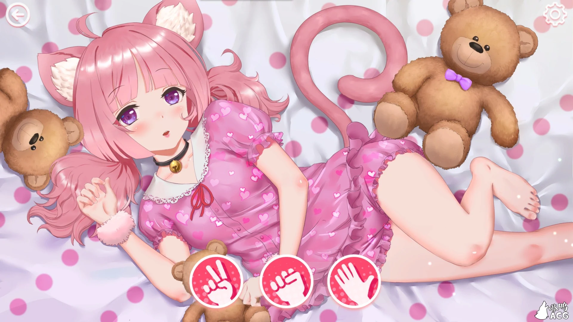 【互动SLG/中文/全动态】Miss Neko 猫小姐？官方中文步兵作弊版【新作/CV】【700M】 畅玩游戏 预览第6张