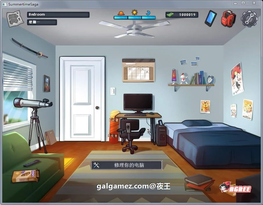 【SLG神作/英文/动态】夏日传说V20.10 官方英文版 + PC版翻译器【PC+安卓/更新/双端/1G】 畅玩游戏 预览第5张
