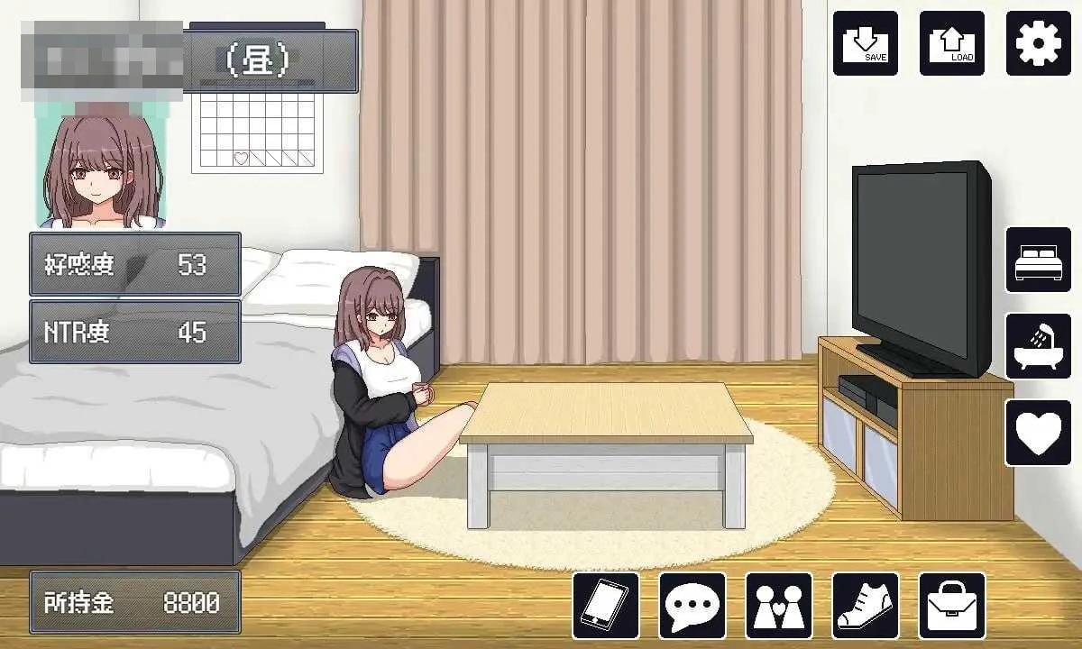 情感生活[情感ライフ] AI汉化版 PC版 SLG像素动态情感互动 300M微云直链