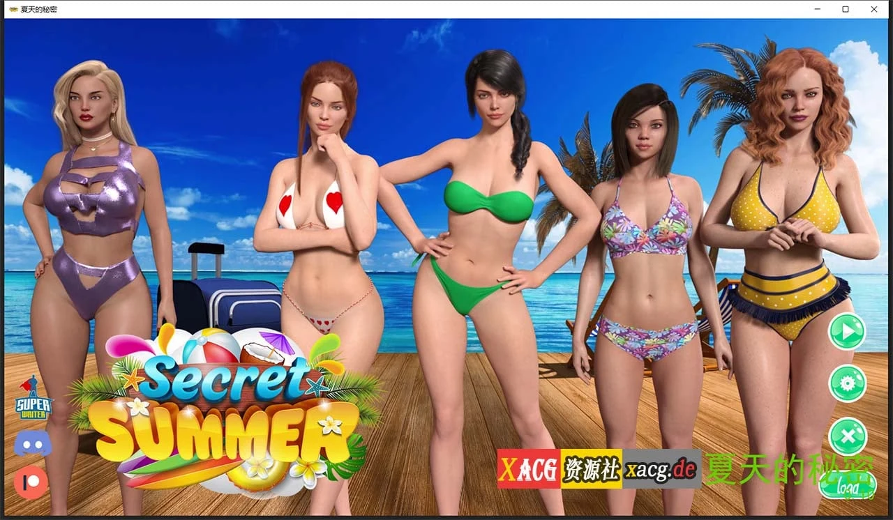 夏天的秘密 Secret Summer V0.10 汉化版 [PC+安卓/3G] / 欧美SLG·新作·官中