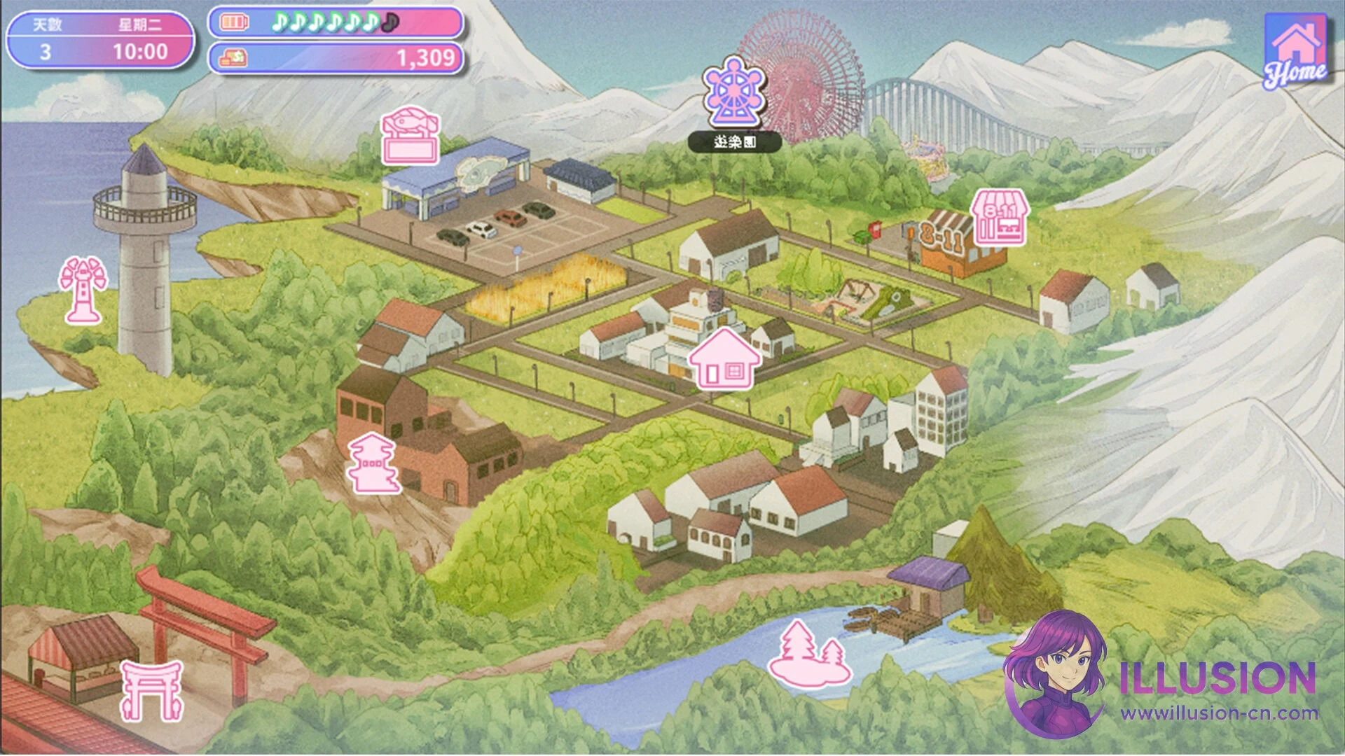 甜蜜魅魔之家 Sweet Succubus Home [V1.1.0 官中步兵版+存档] [PC] [SLG/官中/动态] [6G/FM/百度]