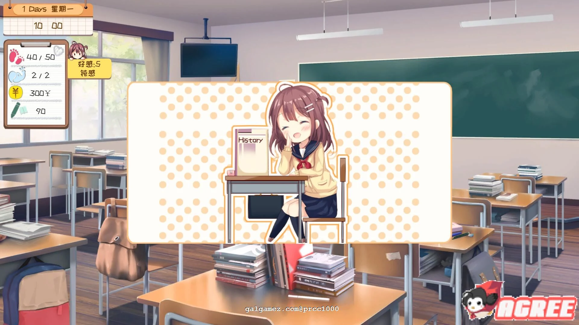 【养成SLG/中文/步兵】邻桌女同学 Deskmate Girl 官方中文步兵版 【400M/新作/全CV】 畅玩游戏 预览第4张