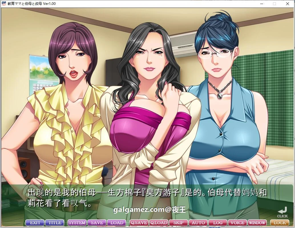 教育型母亲，大姨和小姨！云汉化版+CG包 [大型母系互动ADV/汉化] 全CV/新汉化/2.9G